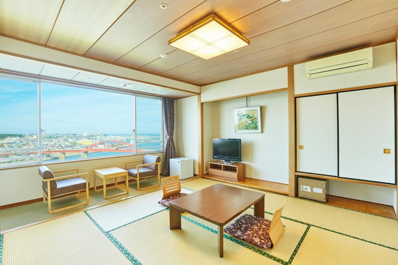 Kamenoi Hotel Oarai Buitenkant foto