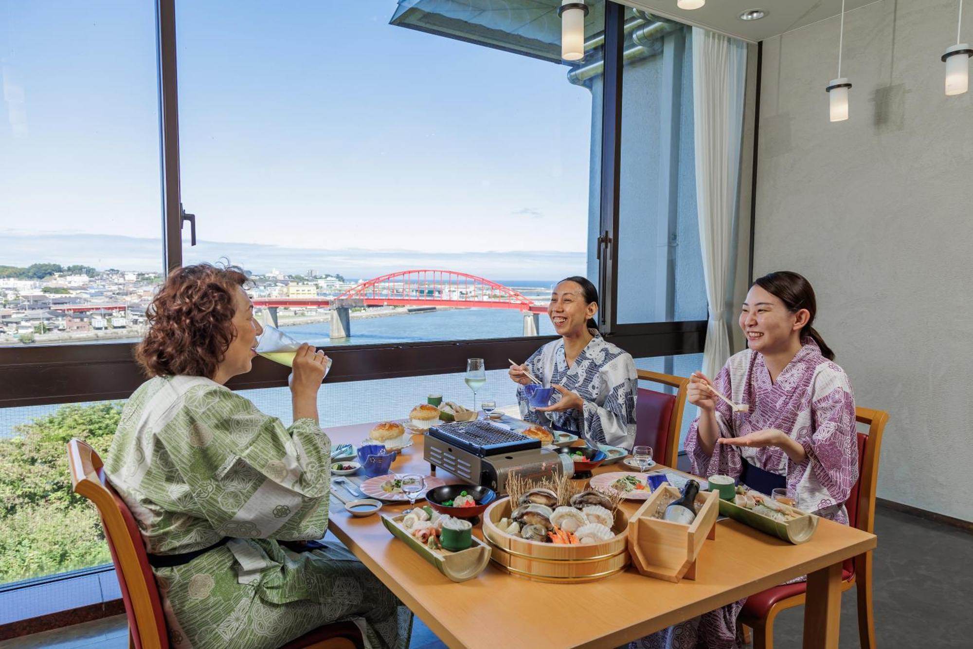 Kamenoi Hotel Oarai Buitenkant foto
